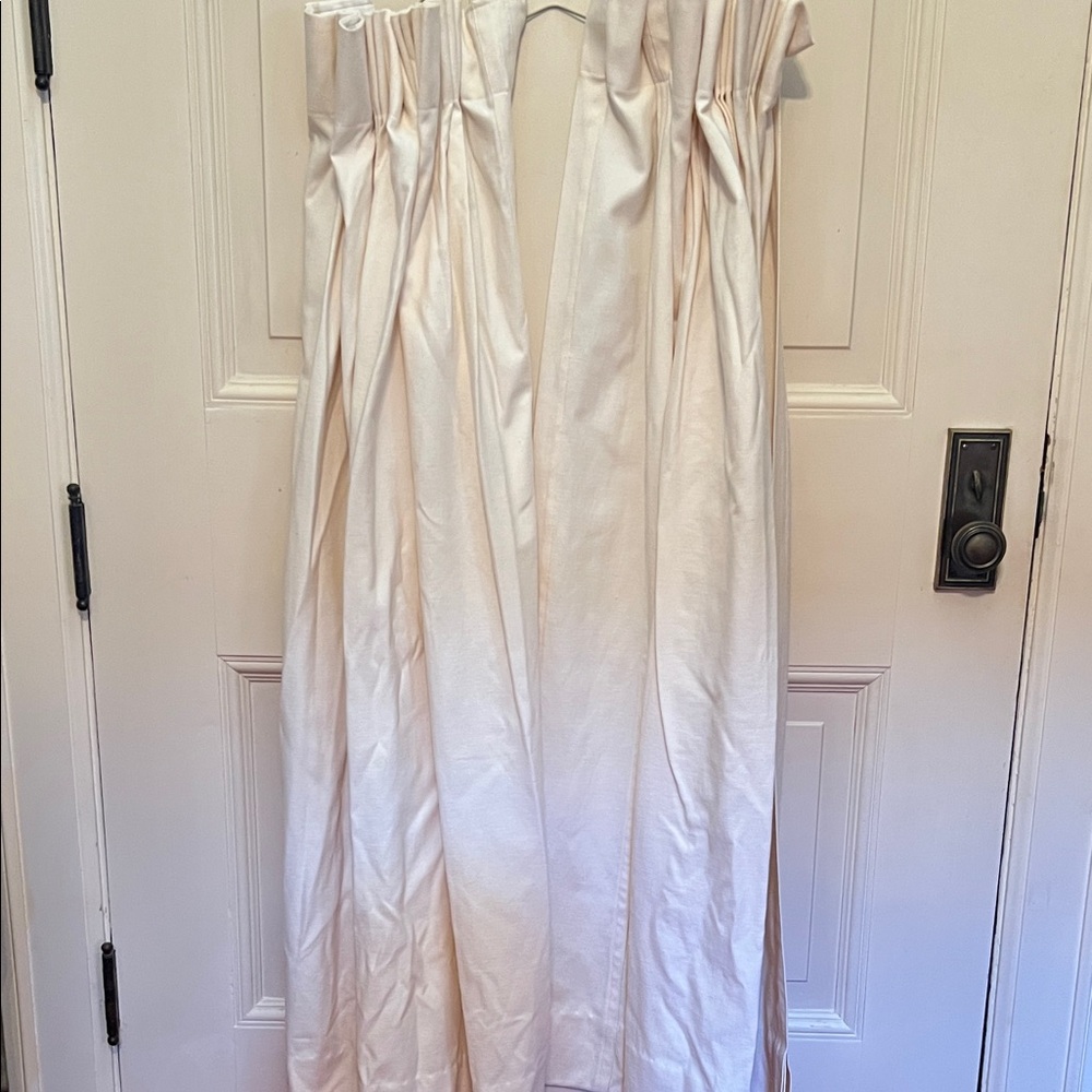 30" x 49" Pair Pinch Pleated Drapery Curtain Panels